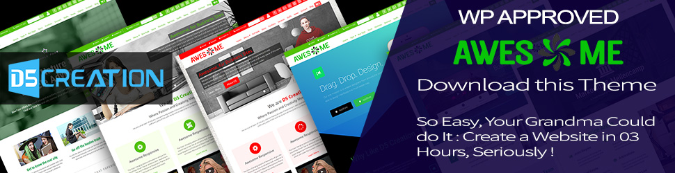 The Best Premium WordPress Themes by D5 Creation
